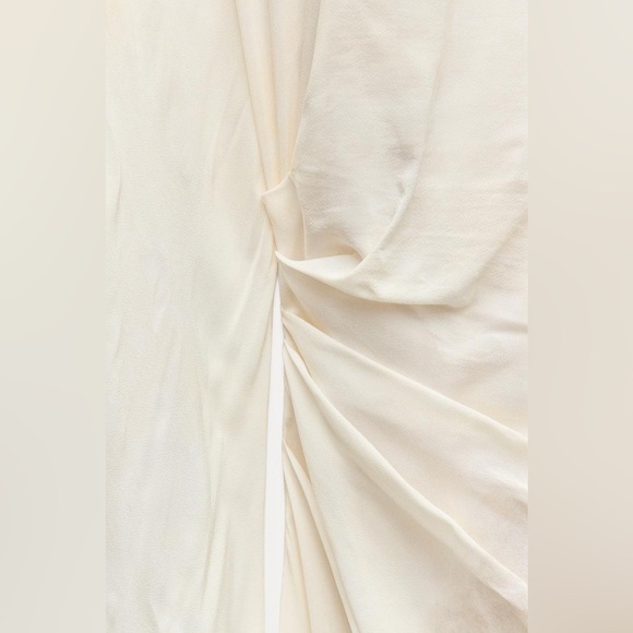 NWT. Zara ZW Collection Ecru/Black Printed Midi Dress. Size M, L. - Picture 6 of 13